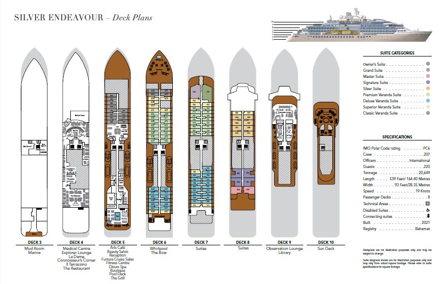 Silver Moon Deck Plan